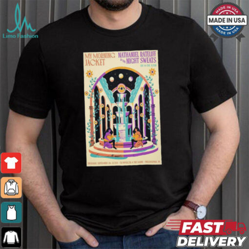 My Morning Jacket Sept 26 2024 TD Pavilion At the Mann In Philadelphia PA Tour t shirt