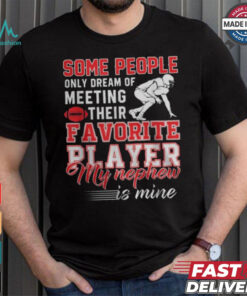 My Nephew Is My Favorite Football Player Aunt Uncle Women Graphic shirt