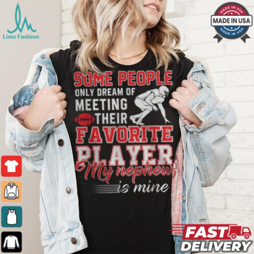 My Nephew Is My Favorite Football Player Aunt Uncle Women Graphic shirt