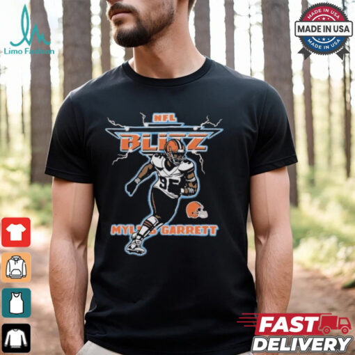 Myles Garrett NFL Blitz Cleveland Browns T Shirts