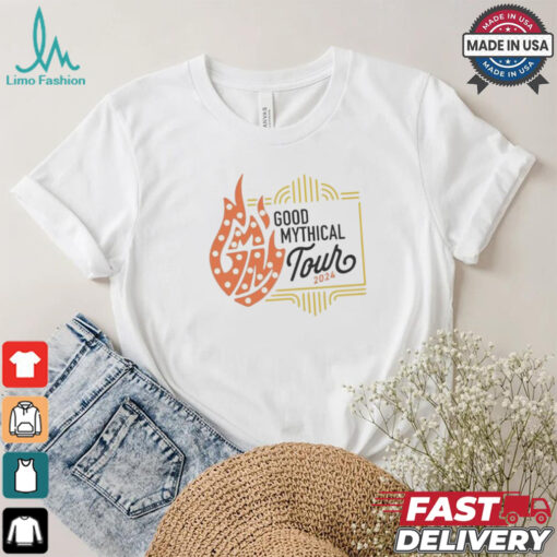 Mythical Rhett And Link Good Mythical Tour 2024 Logo Shirt