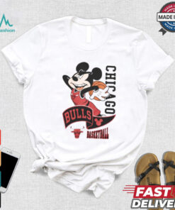 NBA Mickey Chicago Bulls T Shirt NBA Mickey Chicago Bulls T Shirt