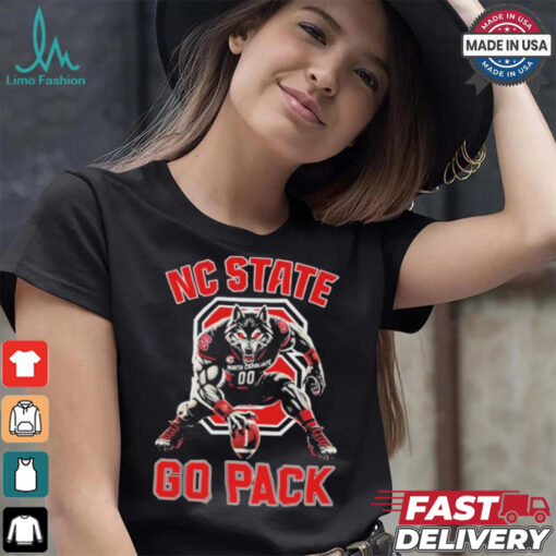 NC State Wolfpack Football Go Pack Mascot shir