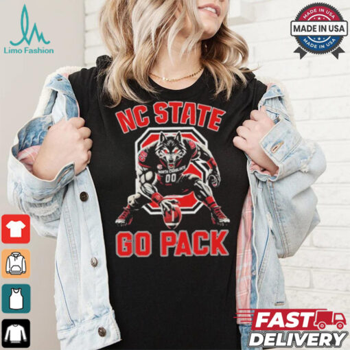 NC State Wolfpack Football Go Pack Mascot shir