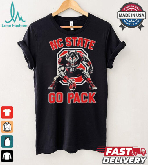 NC State Wolfpack Football Go Pack Mascot shir