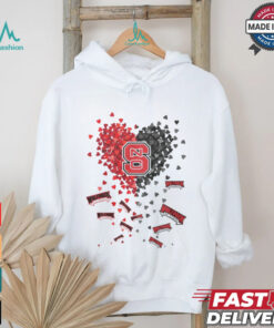 NC State Wolfpack Heart Shirt