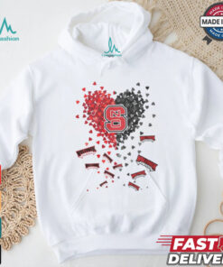NC State Wolfpack Heart Shirt