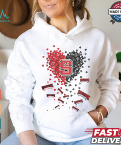 NC State Wolfpack Heart Shirt