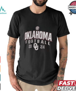 NCAA Men's Oklahoma Sooners Crimson Football Schedule T Shirt