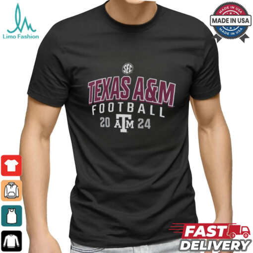 NCAA Men’s Texas A&M Aggies Black Football Schedule T Shirt