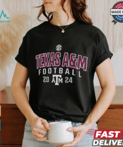 NCAA Men's Texas A&M Aggies Black Football Schedule T Shirt