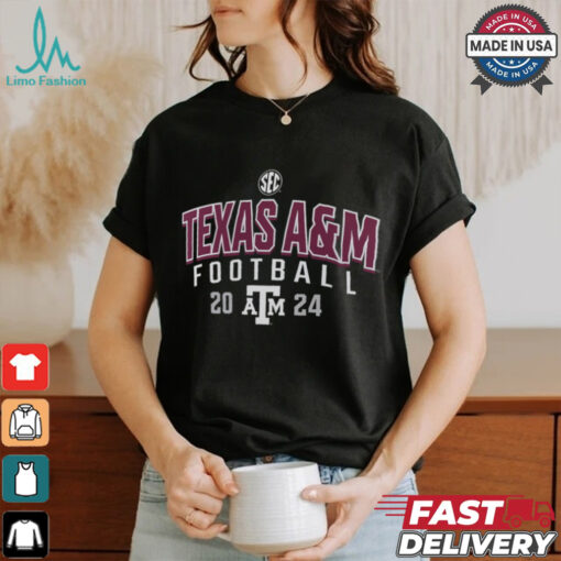 NCAA Men’s Texas A&M Aggies Black Football Schedule T Shirt