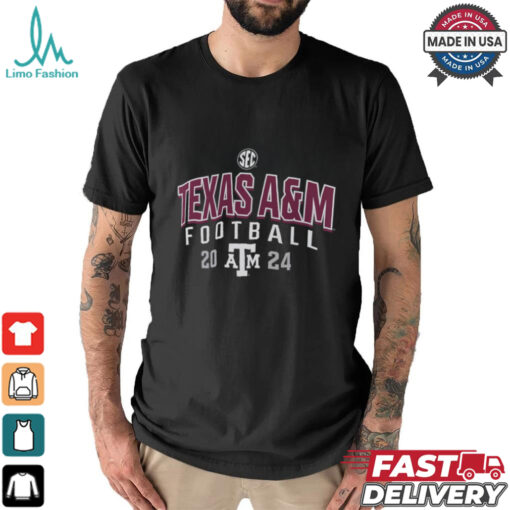 NCAA Men’s Texas A&M Aggies Black Football Schedule T Shirt