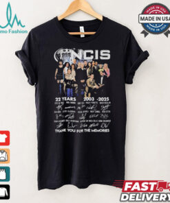 NCIS 22 Years 2003 2025 Thank You For The Memories T Shirt