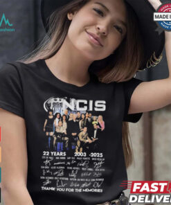 NCIS 22 Years 2003 2025 Thank You For The Memories T Shirt