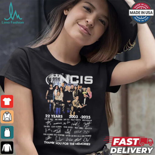 NCIS 22 Years 2003 2025 Thank You For The Memories T Shirt