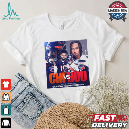 NFL Chicago Bears vs Houston Texans Sunday September 15 2024 Poster t shirt