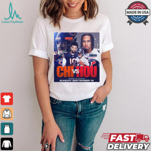 NFL Chicago Bears vs Houston Texans Sunday September 15 2024 Poster t shirt