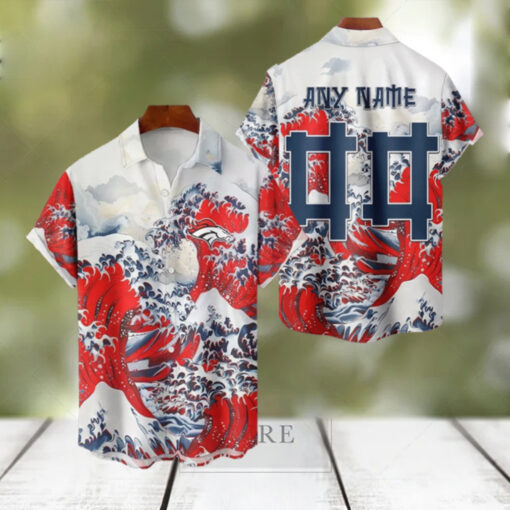 NFL Denver Broncos Football Special Great Wave Hawaiian Shirt