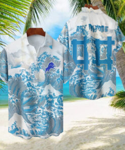 NFL Detroit Lions Football Special Great Wave Hawaiian Shirt