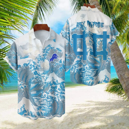 NFL Detroit Lions Football Special Great Wave Hawaiian Shirt