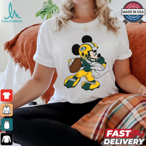 NFL Green Bay Packers Mickey Mouse T Shirt