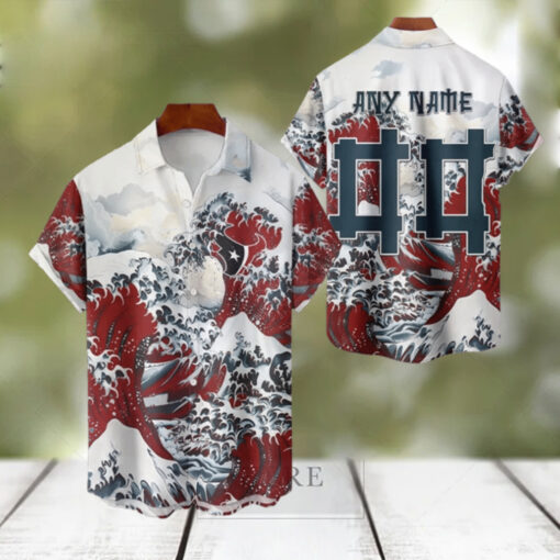 NFL Houston Texans Football Special Great Wave Hawaiian Shirt