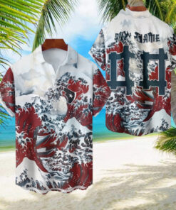 NFL Houston Texans Football Special Great Wave Hawaiian Shirt