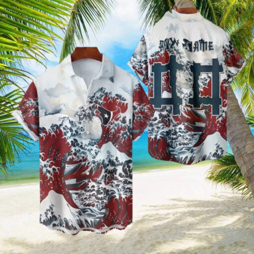 NFL Houston Texans Football Special Great Wave Hawaiian Shirt