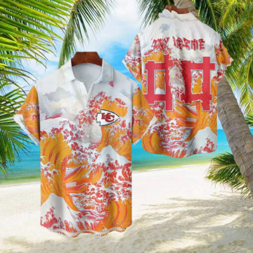 NFL Kansas City Chiefs Football Special Great Wave Hawaiian Shirt