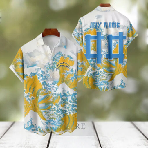NFL Los Angeles Chargers Football Special Great Wave Hawaiian Shirt