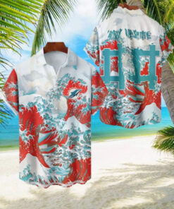 NFL Miami Dolphins Football Special Great Wave Hawaiian Shirt