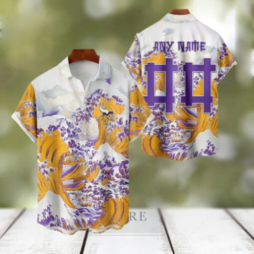 NFL Minnesota Vikings Football Special Great Wave Hawaiian Shirt