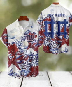 NFL New York Giants Football Special Great Wave Hawaiian Shirt