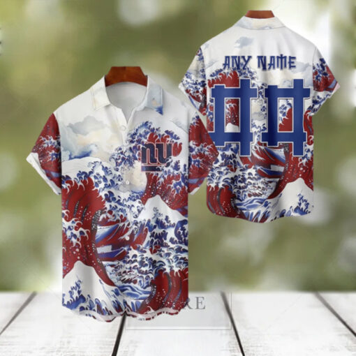 NFL New York Giants Football Special Great Wave Hawaiian Shirt