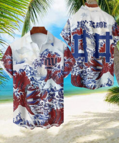 NFL New York Giants Football Special Great Wave Hawaiian Shirt