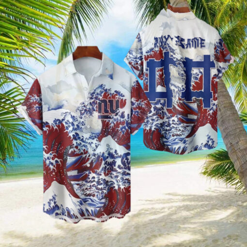 NFL New York Giants Football Special Great Wave Hawaiian Shirt