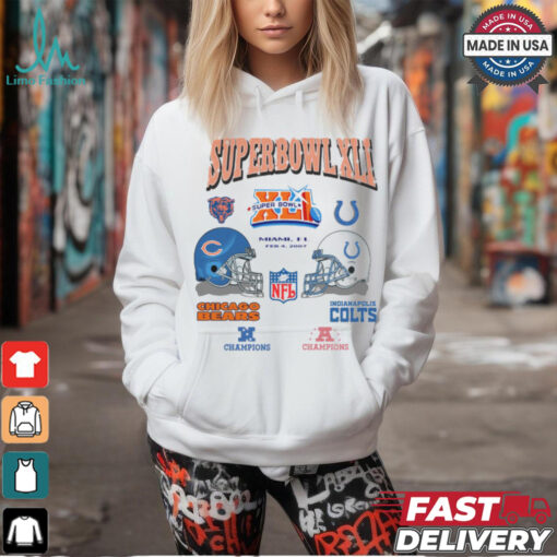 NFL Super Bowl XLI Bears Colts 2007 T Shirt
