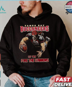 NFL Tampa Bay Buccaneers EST 1976 Fire The Cannons Mascot Shirt