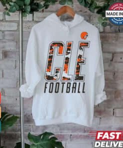 NFL Team Apparel Little Kids’ Cleveland Browns Team Camo Dark Grey Heather T Shirt NFL Team Apparel Little Kids’ Cleveland Browns Team Camo Dark Grey Heather T Shirt