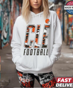 NFL Team Apparel Little Kids’ Cleveland Browns Team Camo Dark Grey Heather T Shirt