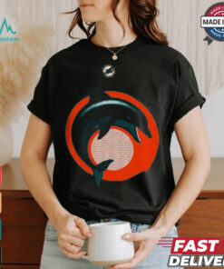 NFL Team Apparel Miami Dolphins Illustration T Shirt