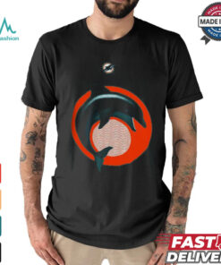 NFL Team Apparel Miami Dolphins Illustration T Shirt