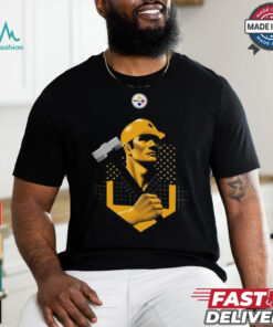 NFL Team Apparel Pittsburgh Steelers Illustration Black T Shirt