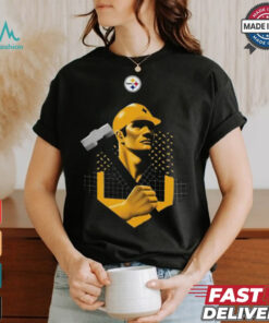 NFL Team Apparel Pittsburgh Steelers Illustration Black T Shirt