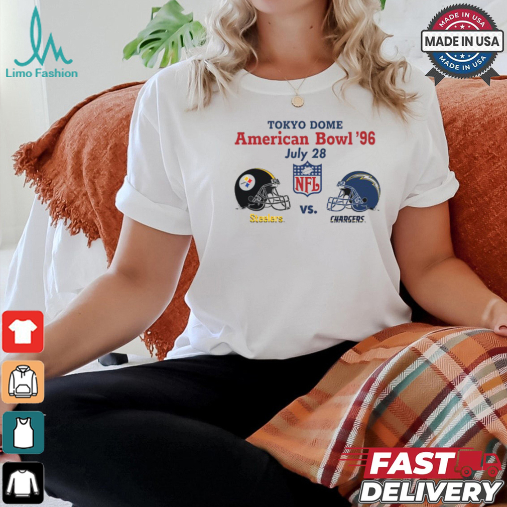 NFL Tokyo Dome 1996 Chargers Vs Steelers T Shirt NFL Tokyo Dome 1996 Chargers Vs Steelers T Shirt