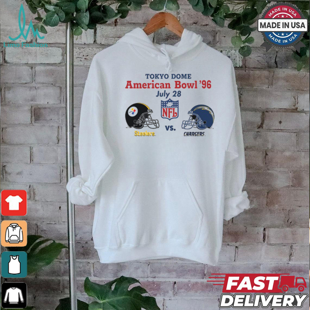 NFL Tokyo Dome 1996 Chargers Vs Steelers T Shirt NFL Tokyo Dome 1996 Chargers Vs Steelers T Shirt