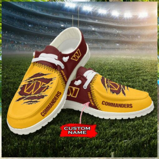 NFL Washington Commanders – Hey Dude Shoes