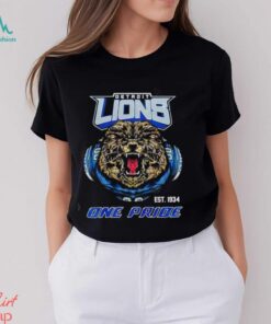 NFL detroit lions est 1934 one pride shirt
