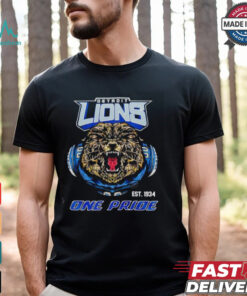 NFL detroit lions est 1934 one pride shirt